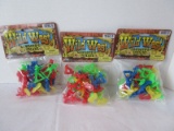 3 Pack Wild West Primary Colors Cowboys & Indians Plastic Figurines