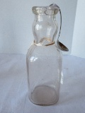 Modern Spas-Sarr Cream Top 1qt Milk Bottle w/ Metal Cream Top Spoon