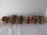 The Pine Tree Puzzle Ornaments 3 Snowflakes & 3 Trees w/ Gordian Knot