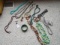 Lot - Costume Jewelry Necklaces, Readers, 1 Cross Pendent, Various Designs, Etc.