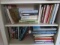 Lot - 2 Shelves of Books, Golfing Books, Clemson Tigers Books, Bible Books, Etc.