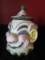 Sierra-Vista California Ceramic Clown Cookie Jar w/ Lid