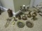 Brass Lot - Candle Holders, Jewish Candle Holders, Angel Figurine, Etc.