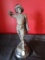 Metal Renaissance Man Statue/Figurine w/ Brass Sword