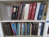 Lot - 2 Shelves of Books, Bibles, Book of Order, Confessions, Etc.