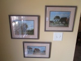 Lot - African-American Prints Farm Scenes in Wood Frame/Matt Signed W. Walker