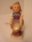 Goebel Hummel Little Helper Porcelain Figurine Girl w/ Basket Stylized Bee Mark