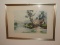 European Village Landscape Scene Aquatint Etching © 1932 by Sidney Z. Lucas