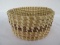 Gullah Sweet Grass Handwoven by Mary Jane Bennett Circular Basket