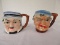 2 Ceramic Character Jugs