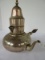 Unique 4 Piece Silverplated Stacking Tea Set Teapot w/ Wooden Side Handle