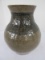 Southern Pottery Bulbous Form Vase w/ Embossed Design Band