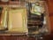 Great Picture Frame Lot - Silverplate, Ornate Embellished Frames, Brass, Enamel, Etc.