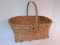 Hand Woven Split Oak Basket w/ Center Handle Basket Body