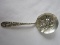 S. Kirk & Son Sterling Repousse Floral Handle/Fruit Pattern Bowl Berry Spoon(+-28G)