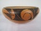 Hand Crafted Pottery Cupped Rim Bowl Aztec Band Design