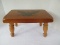 Wooden Footstool w/ Gilded Federal Eagle Holding 3 Arrows/Olive Branch in Talons Transfer