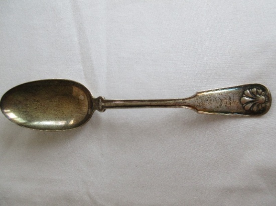 Tiffany & Co. Sterling Silverware Shell & Thread 1905 Pattern Server Spoon(+-71.75G)