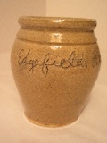 Folk Art Inscribed Edgefield S.C. Pottery Vessel Base Dated 1994