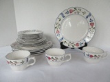 19 Pieces - Nikko Provincial Designs China Dinnerware