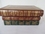 3 Easton Press Collector's Edition Books Leaves of Grass © 1977, Two Plays Three Sisters