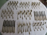 72 Pieces - Towle Silver Smiths Sterling Silverware Paul Revere 1906 Pattern