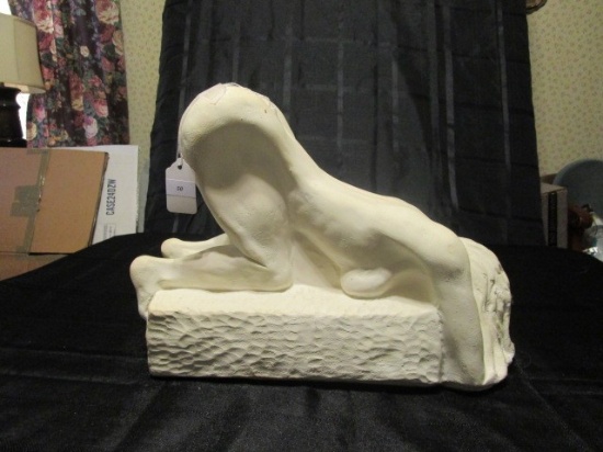 Risqué Arse-Up Coin Bank, White Ceramic