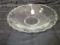 Clear Glass Wave Rim Centerpiece Bowl