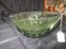 Emerald Green Centerpiece Bowl Bauble Cut Design