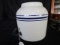 Mountain Corp White w/ Blue Stripe Ceramic Water Dispenser