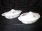 Pair - Fruit Motif Oven-To-Table Oval Cookware w/ Handles/Lids