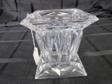Crystal Glass Diamond Cut Vase 5