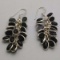 Silver Black Onyx Earrings