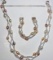 Fresh Water Pearl Bracelet & Necklace Set