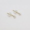 14K Yellow Gold Pearl Screwback Stud Earrings