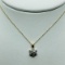 10K Yellow Gold Diamond Necklace