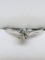 10K White Gold Diamond 0.3ct Ring