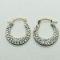 10K Yellow Gold Cubic Zirconia Earrings