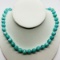 Silver Natural Amazonite Necklace