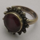 Silver Ruby Ring