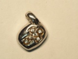 Silver Cubic Zirconia Pendant