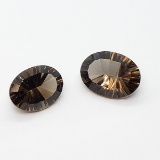 Genuine Smokey Quartz Optic Cut 20ct