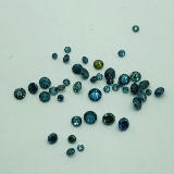 Genuine Assorted Blue Diamond 0.4ct