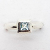 Silver Gemstone Ring