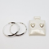 Silver Lot - 2 Earrings