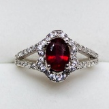 S Ruby Cubic Zirconia Ring