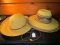 3 Wicker Sun Hats