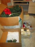 Huge Christmas Lot - Decorations, Baubles, Wreaths, Stockings, Etc.