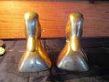 Pair - Brass Duck Book Ends