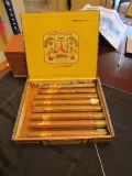 Portagas No.1 Box w/ Cigar Sampler Lot - 3 La Habanera, 1 Hamilton House Selection